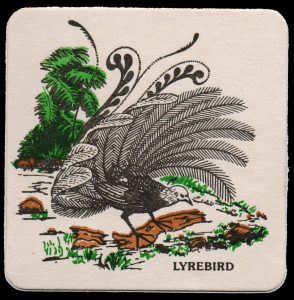 Lyre Bird Coaster from New Zealand