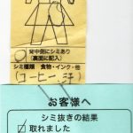 Japanese Laundry Receipt